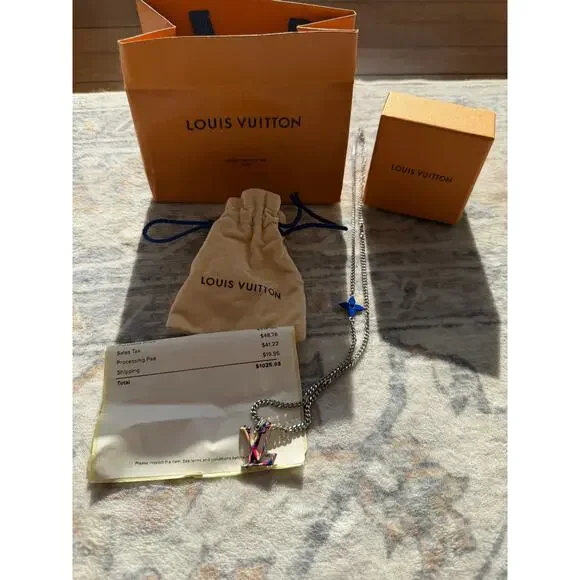 Louis Vuitton LV Psychedelic Necklace "rainbow" - Picture 3 of 3